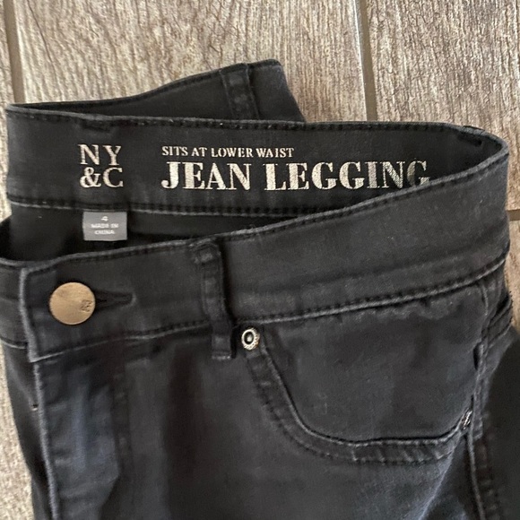 Black Jean leggings jeggings - Picture 3 of 4